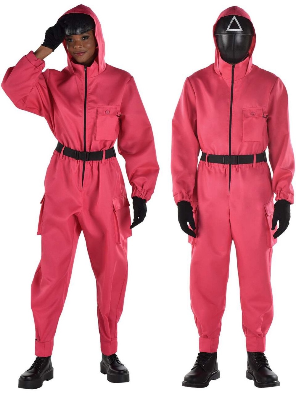 BRAND NEW men women adult netflix squid game halloween costume size L/XL